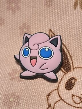 Jigglypuff Croc Charm Pokémon Pink Cute Kanto Shoe Charm
